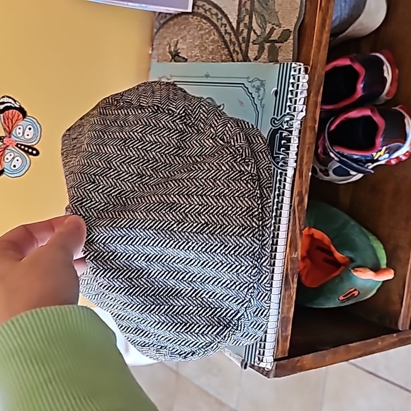 Wonderful Fashion Men’s Flat Cap Tweed Wool Blend Hat - Picture 4 of 6